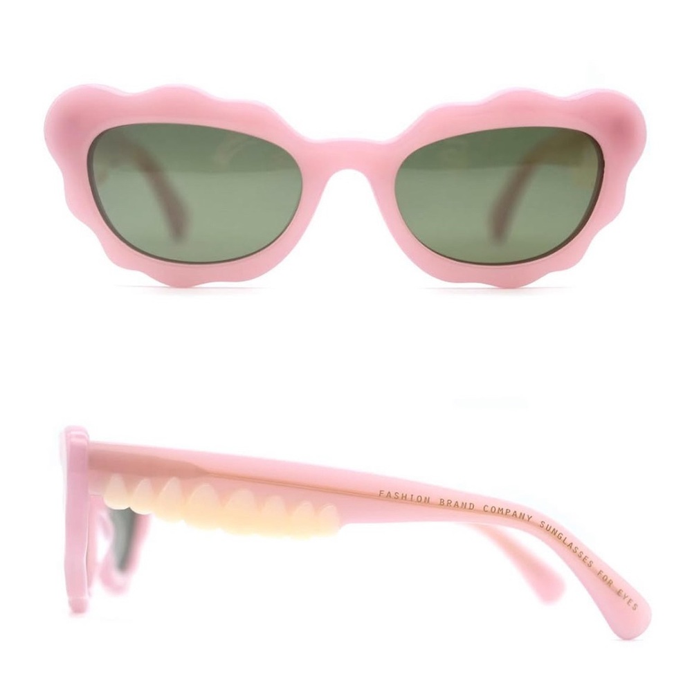 Fashion Brand Company Pink Teeth Sunglasses - Picture 8 of 10